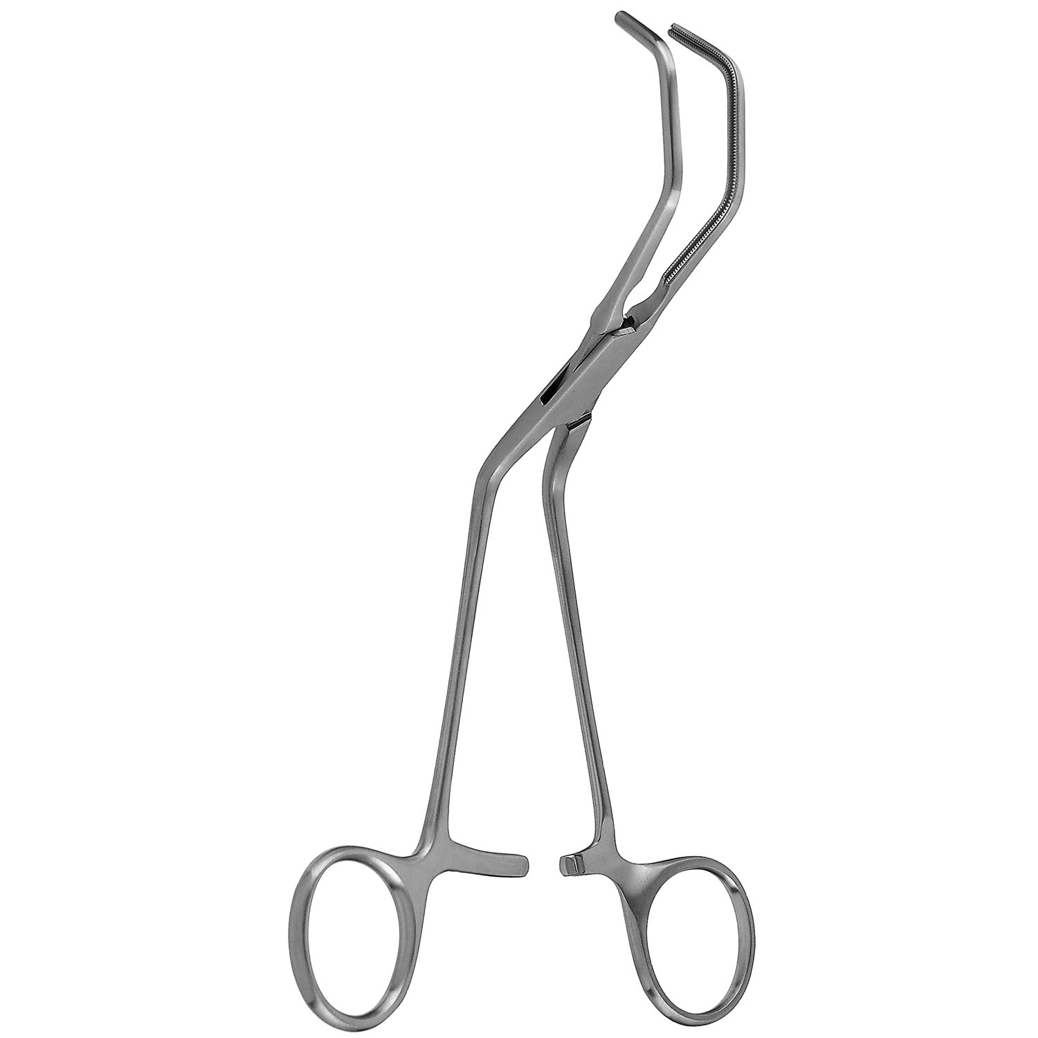 Diethrich Aorta Clamp, Debakey Jaws, Jaws 4.7 Cm, 1.6 Cm Deep, 8 1/4" (21.0 Cm)
